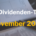 Ex-Dividenden-Tage November 2022